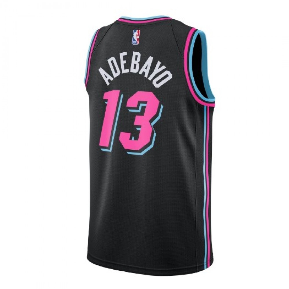 Men's Miami Heat Bam Adebayo #13 Black 19-20 Swingman Jersey - City Edition-Pro Kit Vault | Brand New 26/27 Sports Jerseys